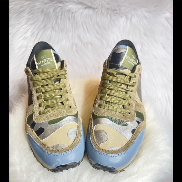 Valentino Camo Tennis Shoes - Picture 3 of 13